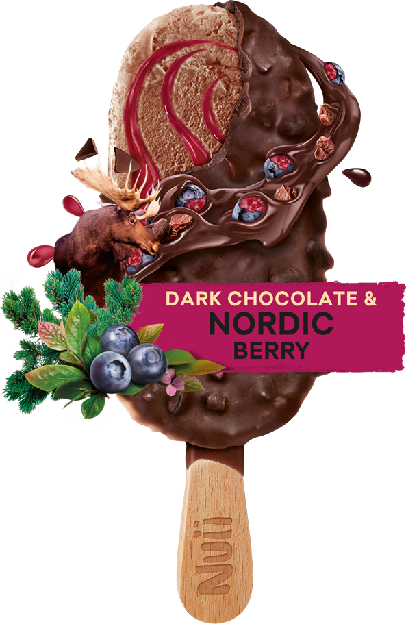 Dark chocolate et Nordic Berry