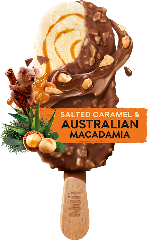 Salted Caramel et Australian Macadamia